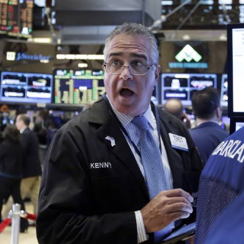 Polcari works on the floor of the New York Stock Exchange Tuesday Nov. 24 2015. Stocks are opening modestly lower following declines in Europe