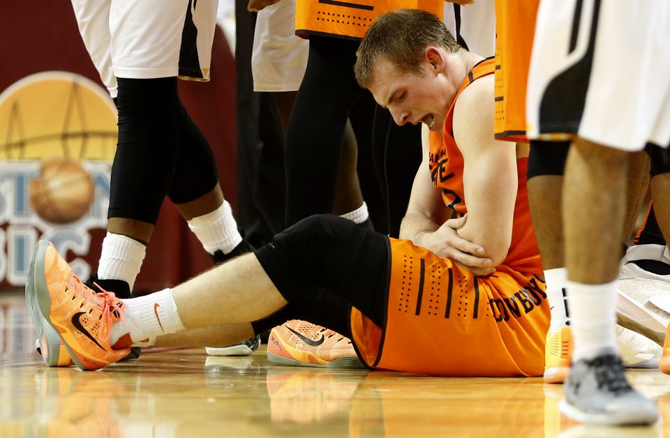 Oklahoma State G Forte out with arm injury vs George Mason