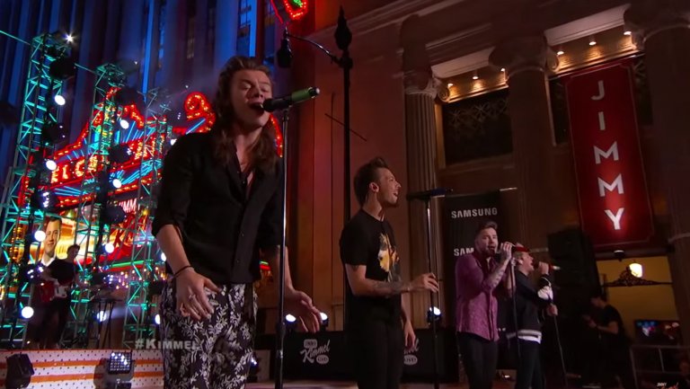 Niall Horan Liam Payne Harry Styles and Louis Tomlinson performed “Love You Goodbye,”'Perfect''History''No Control and'Story of My Life