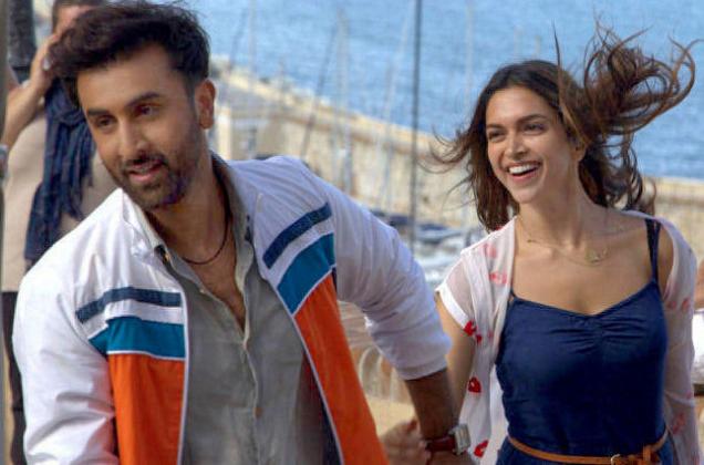 Ranbir Kapoor and Deepika Padukone in the movie Tamasha