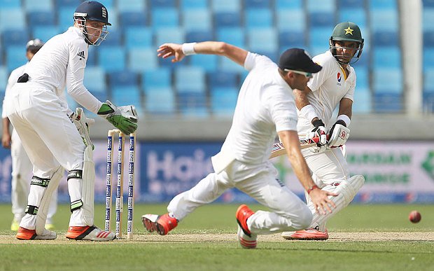 Misbah Ul Haq Reverse Sweep against England