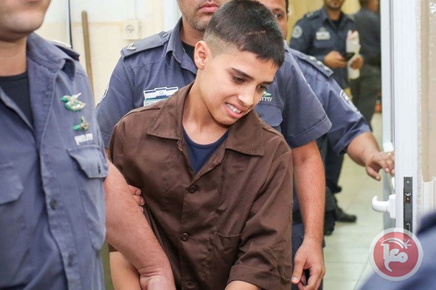 Exclusive Video Israeli police interrogate 13-year-old accused of stabbing