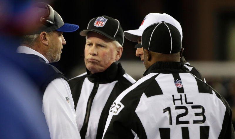 Report Bad Call At End Of Patriots Bills Game Was Because Official Forgot He Wasn't In College