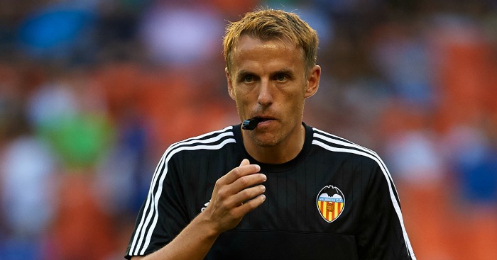 Phil Neville Set to take temporary reins at Mestalla