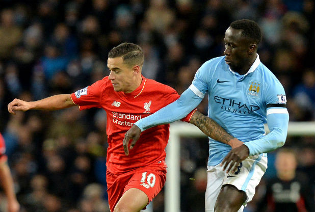 Philippe Coutinho was injured playing for Liverpool against Manchester City last weekend