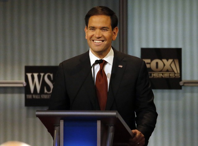 Marco Rubio during the November 10 GOP presidential debate