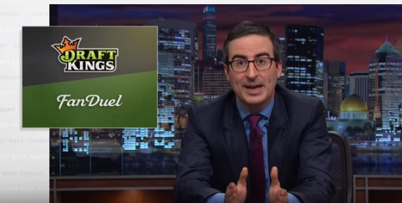 John Oliver rips apart Fantasy sports as online gambling