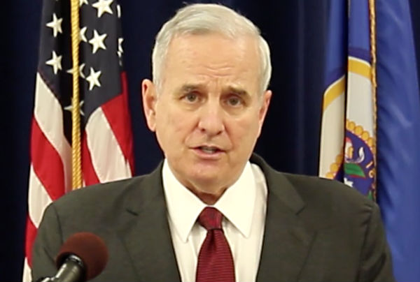 Gov. Mark Dayton speaks about the Jamar Clark shooting investigation on Nov. 21 2015