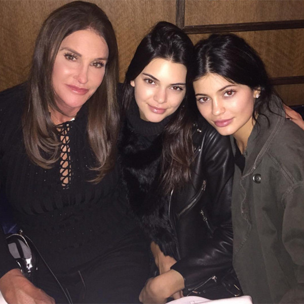 Kendall Kylie and Caitlyn Jenner