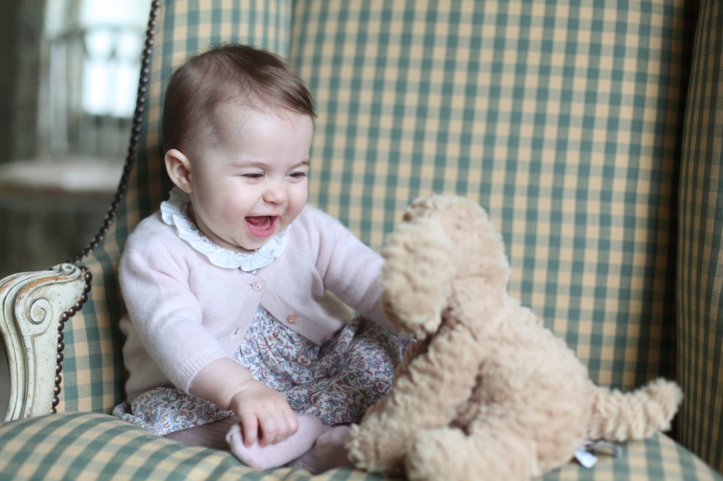 New Princess Charlotte photos taken by mum Kate Middleton show six-month-old