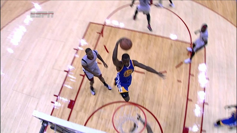 Harrison Barnes puts Dwight Howard on a poster with a ferocious jam