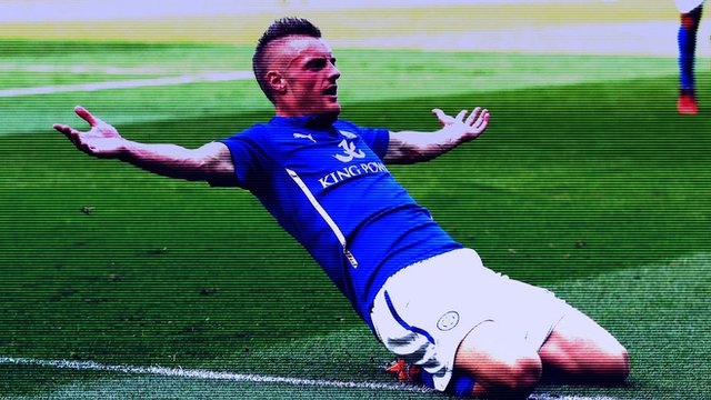 Leicester City striker Jamie Vardy