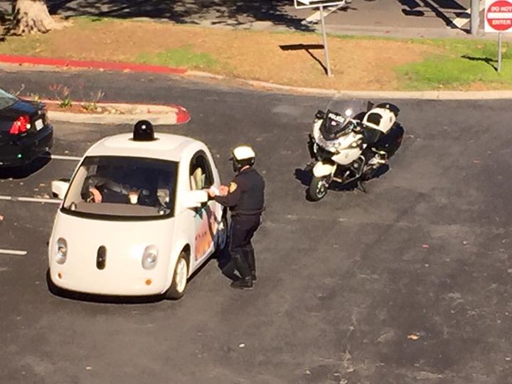 A Cop Pulled Over Google's Self-Driving Car For 'Not Speeding'