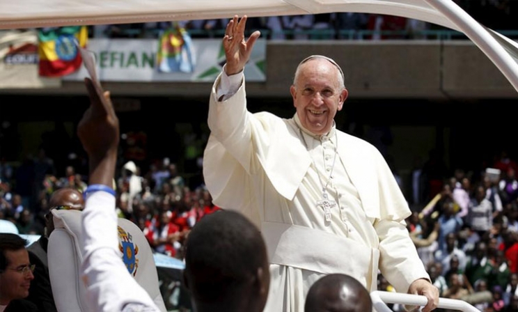 Pope heading for violence-prone Central African Republic