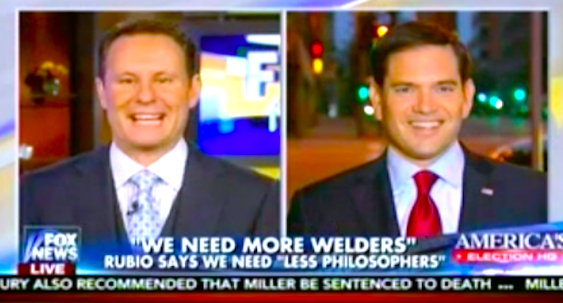 Brian Kilmeade and Sen. Marco Rubo