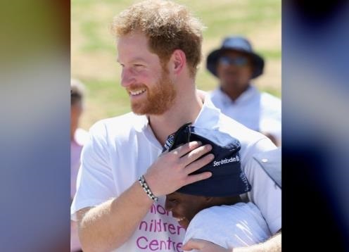 Prince Harry Reunites With Friend in Lesotho