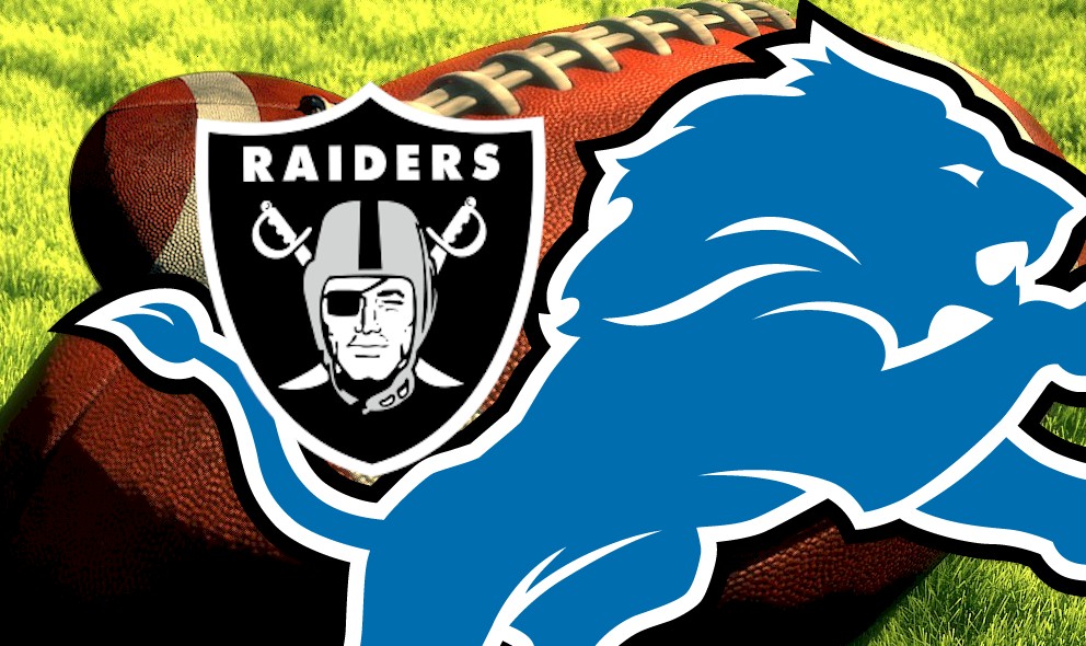 Raiders vs Lions 2015 Score Heats up NFL Football Results Today