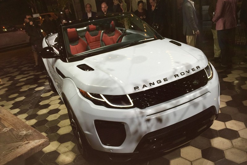 Range Rover Evoque convertible roof