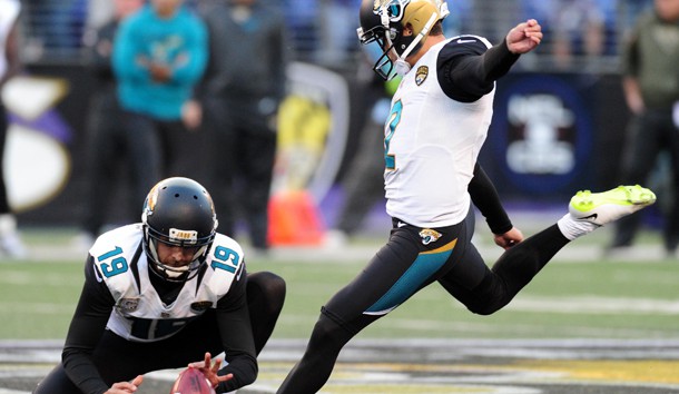 The Ravens got a 15-yard penalty the Jaguars got an untimed down and Jason Myers who had earlier missed a 26-yard field goal hit a 53-yarder to give the Jaguars a 22-20 victory. Evan Habeeb-USA TODAY Sports