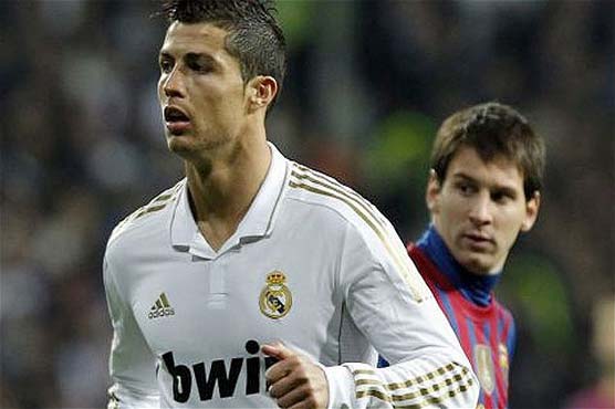 Real Madrid forward Ronaldo has jousted with Barcelona striker Messi for the La Liga title