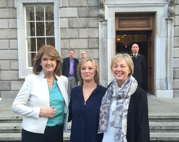 Doherty welcomes Cahill to Oireachtas