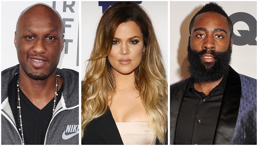 Lamar Odom Khloe Kardashian James Harden