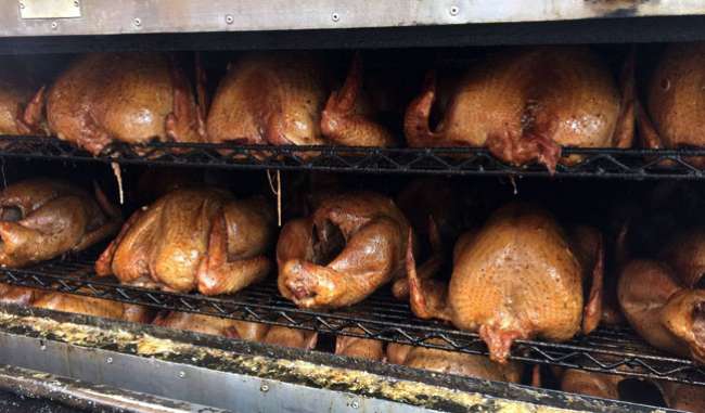 Over 100 turkeys were prepped and cooked to feed around 1,000 people. Over 1,000 homeless and hungry people in downtown Jacksonville will receive haircuts clothing and a traditional Thanksgiving meal on Thanksgiving Day during Trinity Rescue Mission&#039