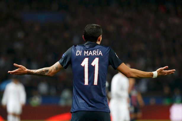 Paris Saint Germain's Angel Di Maria