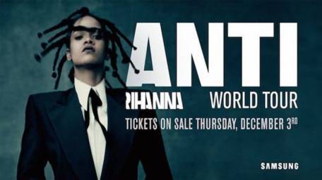 Rihanna Announces 2016 'ANTI World Tour'