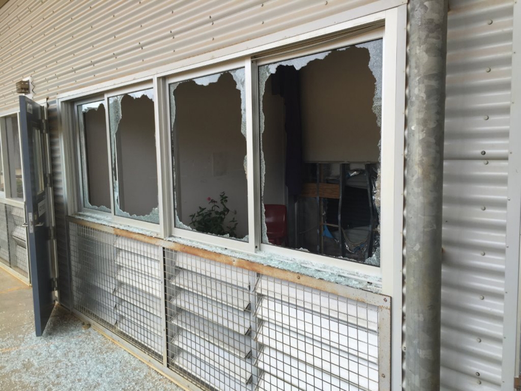 Damage caused by the Christmas Island Immigration Detention Centre disturbance. Immigration Minister Peter Dutton defended the use of'reasonable force by federal police during the disturbance