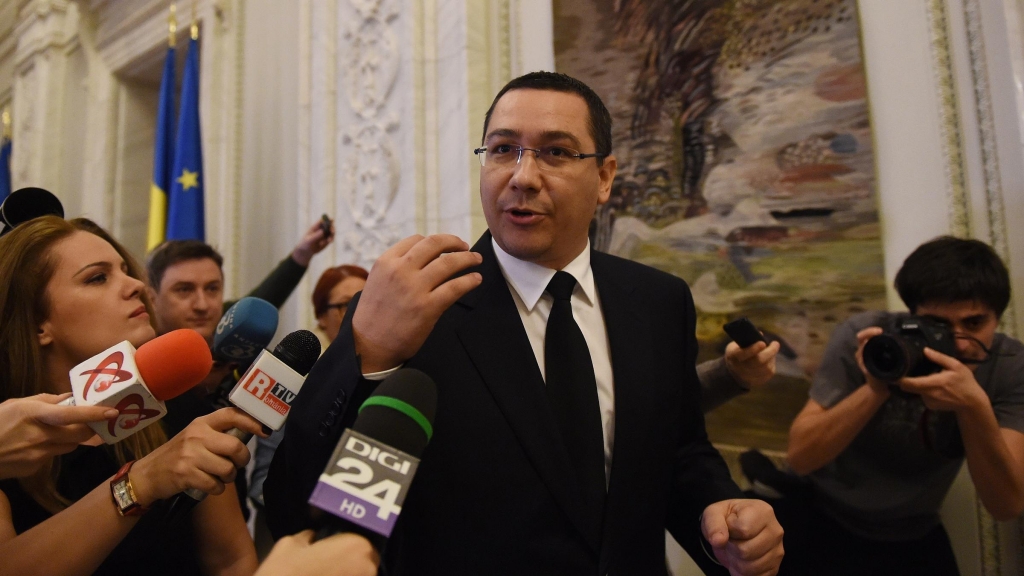 Romania's Prime Minister Victor Ponta is resigning after thousands of protesters called for him to step down Tuesday. Ponta is also facing corruption charges