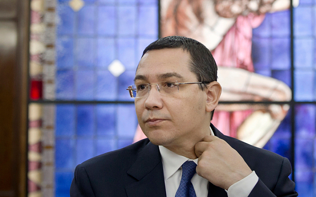 Romanian prime minister Victor Ponta