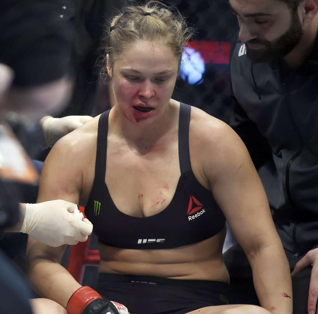 Holm silences Rousey in stunning KO win