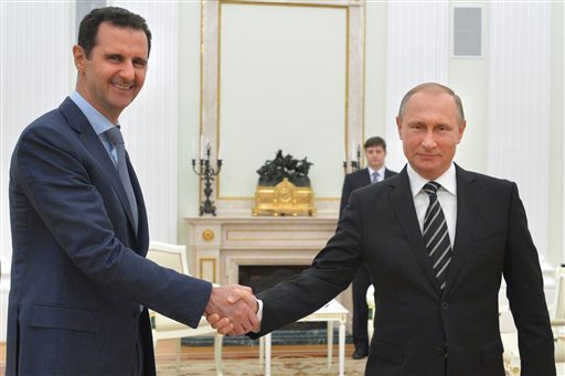 Vladimir Putin Bashar al-Assad