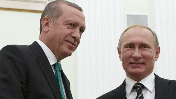 In the wake of Turkey's downing of a Russian warplane this week Erdogan is seeking another meeting the Kremlin said Friday