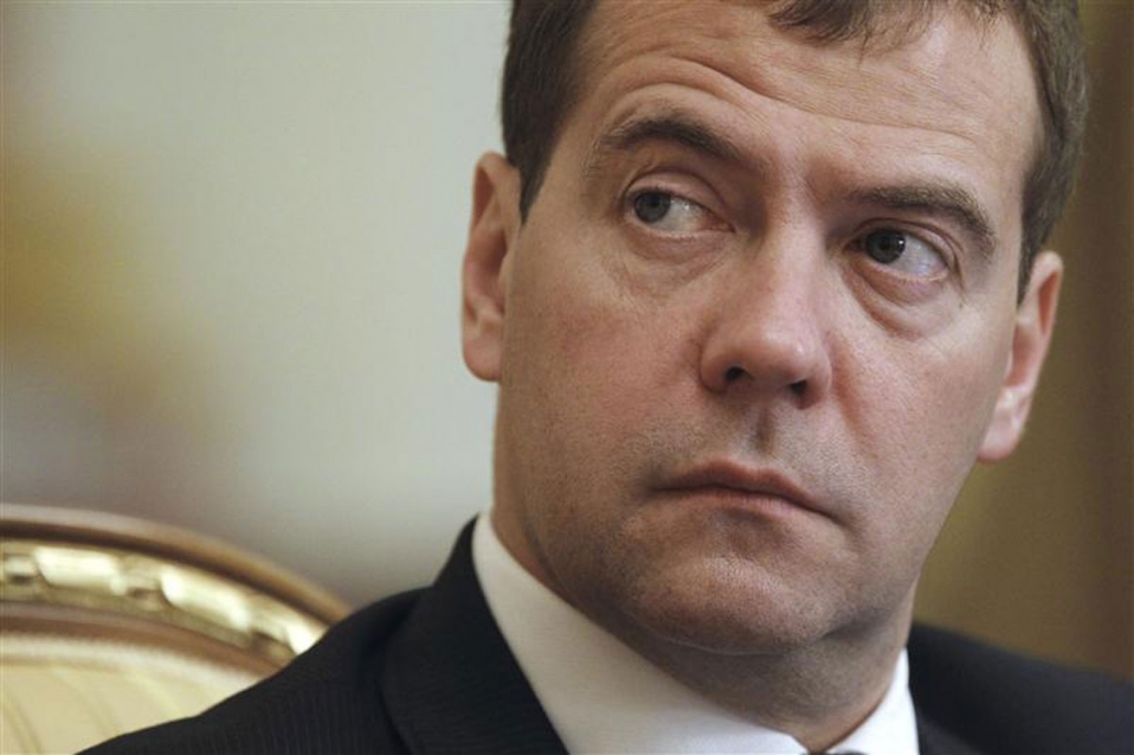 Russian Prime Minister Dmitry Medvedev