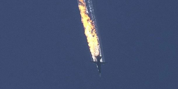 Russian Su-24 shot down by Turkish F-16s