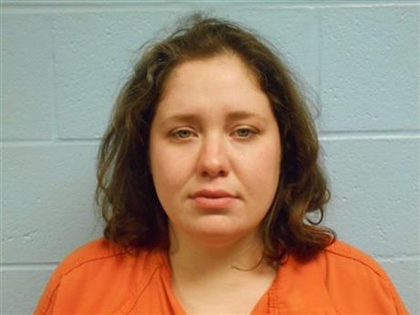 Stillwater Police Department shows Adacia Chambers who is accused of running a red light and purposely driving around a barricade and over a police motorcycle before crashing into spectators at Oklahoma State Unive