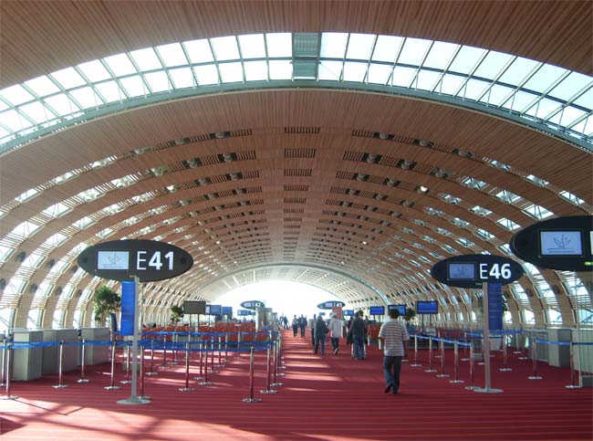 'Charles de Gaulle airport in Paris France