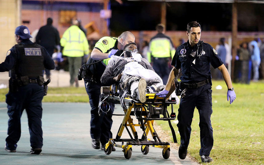 Several people shot at parade in New Orleans park