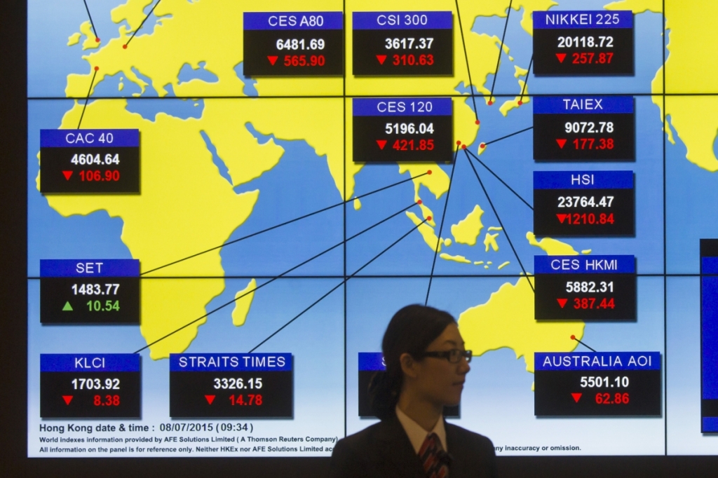 Asian markets barring Japan trade lower ahead of Fed policy meeting