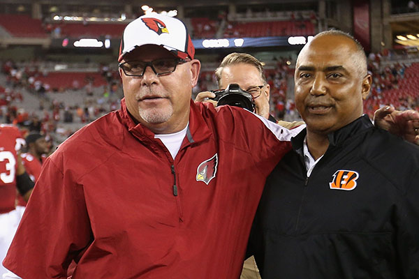 Arizona Cardinals ad Cincinnati Head Coaches