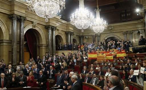 Catalonia parliament to vote on secession from rest of Spain