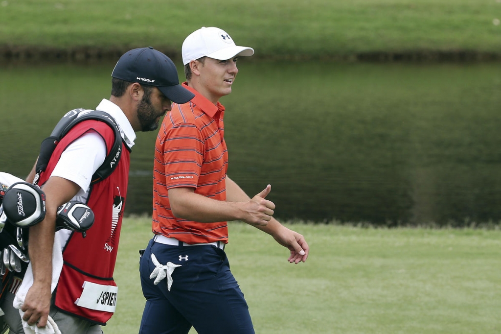 Jordan Spieth toils in opening round of the Australian Open