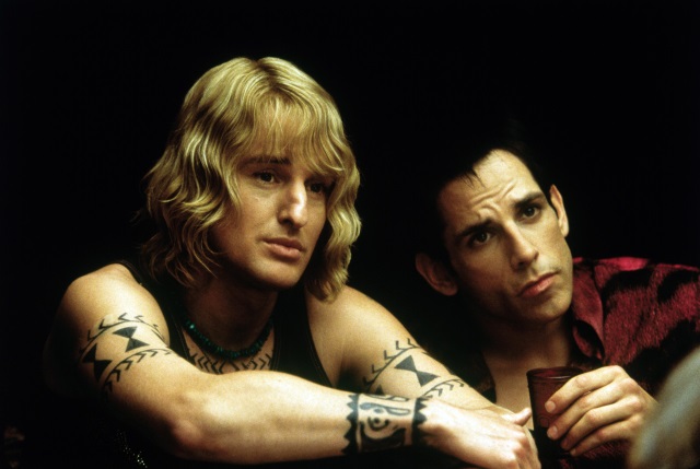 Home Entertainment shows Owen Wilson left and Ben Stiller during a scene from'Zoolander