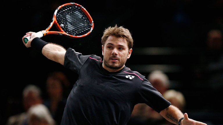 Stan Wawrinka defeated Bernard Tomic in straight sets