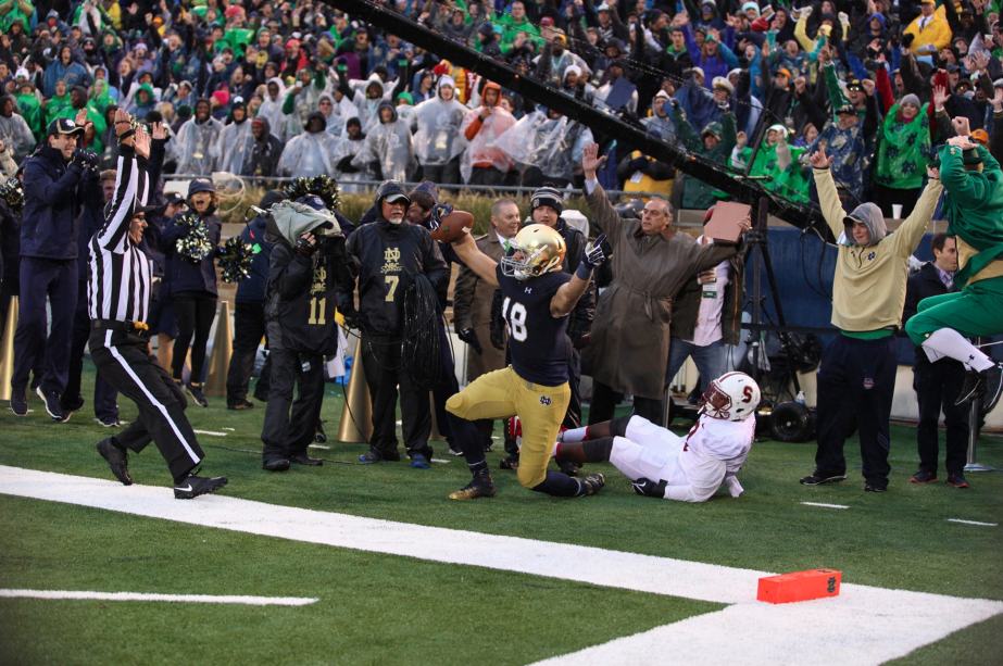 Notre Dame Fights Off Bad Luck