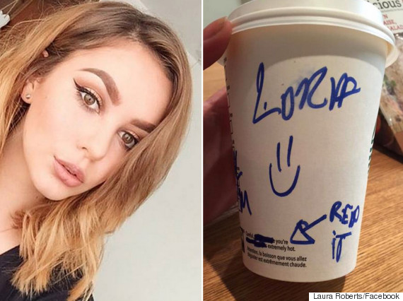 Creepy or cute? Starbucks barista tells girl she is 'extremely hot' in cheeky