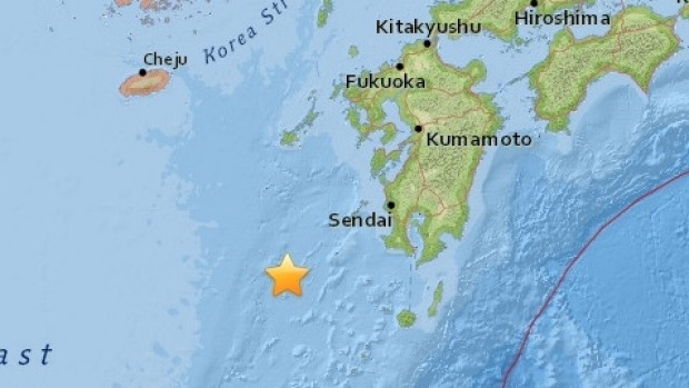 Powerful quake hits off southern coast of Japan