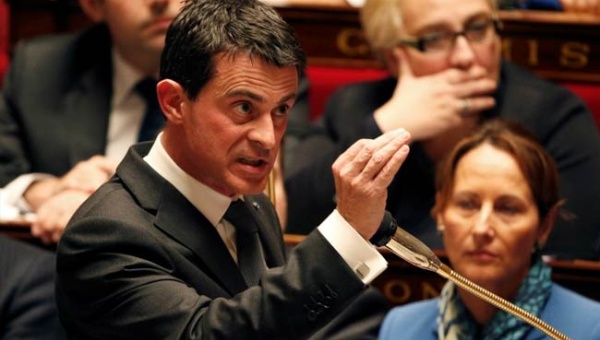 French Prime Minister Manuel Valls attends the questions to the government session at the National Assembly in Paris France Nov. 17 2015